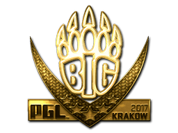 Sticker | BIG (Gold) | Boston 2018