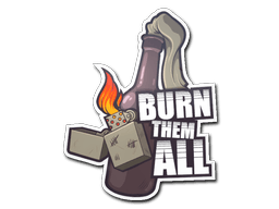 Sticker | Burn Them All