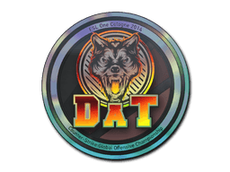 Sticker | dAT team (Holo) | Cologne 2014
