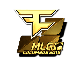 Sticker | FaZe Clan (Gold) | Cologne 2016
