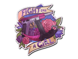 Sticker | Fight like a Girl