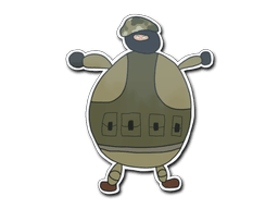 Sticker | Poorly Drawn IDF