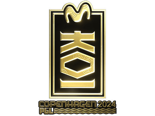 Sticker | KOI (Gold) | Copenhagen 2024