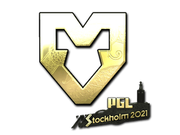 Sticker | MOUZ (Gold) | Shanghai 2024