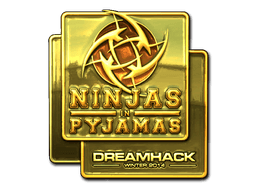 Sticker | Ninjas in Pyjamas (Gold) | Katowice 2015