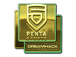 Sticker | PENTA Sports (Gold) | DreamHack 2014