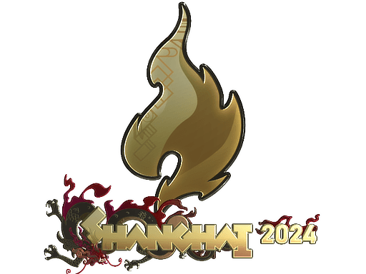 Sticker | Passion UA (Gold) | Shanghai 2024