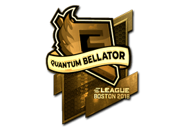 Sticker | Quantum Bellator Fire (Gold) | Boston 2018