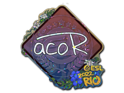 Sticker | acoR (Glitter) | Paris 2023