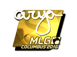 Sticker | arya (Gold) | MLG Columbus 2016