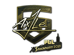 Sticker | Ax1Le (Gold) | Austin 2025