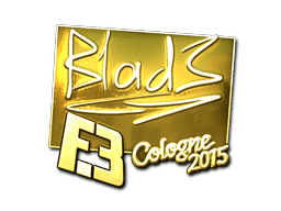Sticker | B1ad3 (Gold) | Cologne 2016