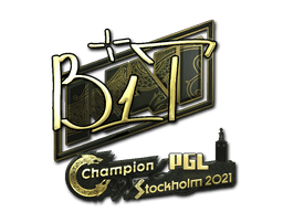 Sticker | b1t (Gold) | Rio 2022