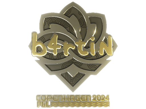 Sticker | b4rtiN (Gold) | Copenhagen 2024