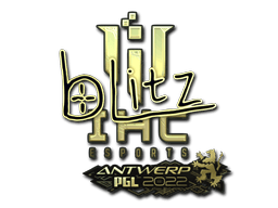 Sticker | bLitz (Gold) | Rio 2022