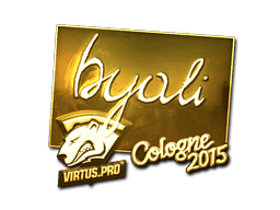 Sticker | byali (Gold) | Cologne 2016