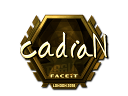 Sticker | cadiaN (Gold) | Antwerp 2022