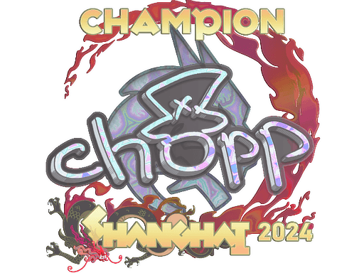 Sticker | chopper (Holo, Champion) | Shanghai 2024