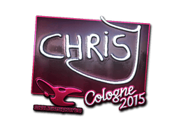 Sticker | chrisJ (Foil) | Cologne 2016