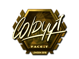 Sticker | COLDYY1 (Gold) | Katowice 2019