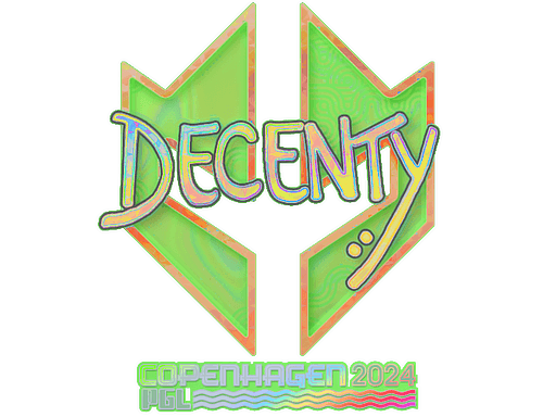Sticker | decenty (Holo) | Austin 2025