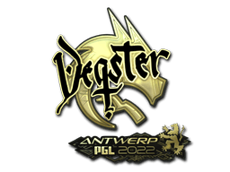 Sticker | degster (Gold) | Rio 2022