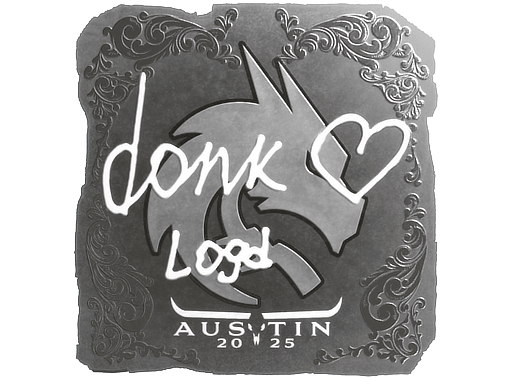 Sticker | donk (Foil) | Austin 2025
