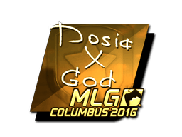 Sticker | Dosia (Gold) | Cologne 2016