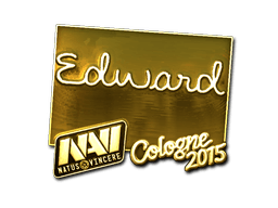 Sticker | Edward (Gold) | Cologne 2016
