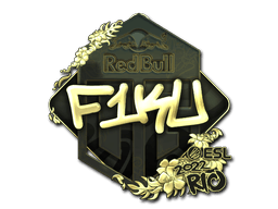 Sticker | F1KU (Gold) | Paris 2023