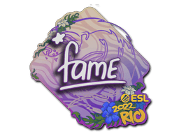 Sticker | fame | Austin 2025