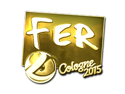 Sticker | fer (Gold) | Cologne 2016