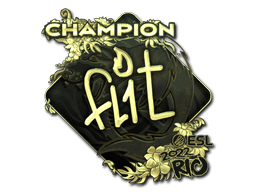 Sticker | FL1T (Gold, Champion) | Rio 2022