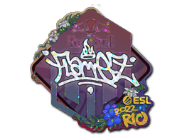 Sticker | FlameZ (Glitter) | Paris 2023