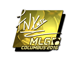Sticker | fnx (Gold) | Cologne 2016