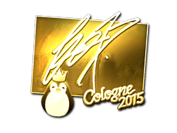 Sticker | fox (Gold) | Cologne 2016