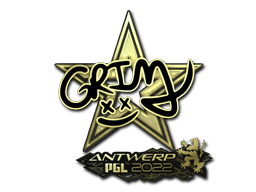 Sticker | Grim (Gold) | Austin 2025