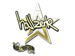 Sticker | hallzerk (Gold) | Austin 2025