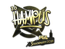 Sticker | hampus (Gold) | Austin 2025