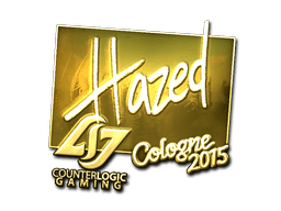 Sticker | hazed (Gold) | Cologne 2016
