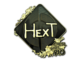 Sticker | HexT (Gold) | Austin 2025