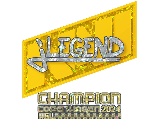 Sticker | jL (Glitter, Champion) | Copenhagen 2024