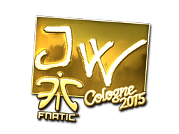 Sticker | JW (Gold) | Cologne 2016