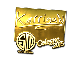 Sticker | karrigan (Gold) | Cologne 2016