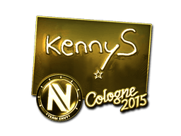 Sticker | kennyS (Gold) | Cologne 2016