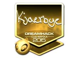 Sticker | Kjaerbye (Gold) | Boston 2018