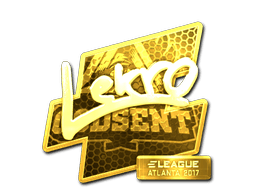 Sticker | Lekr0 (Gold) | Berlin 2019