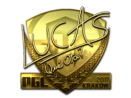 Sticker | LUCAS1 (Gold) | Berlin 2019
