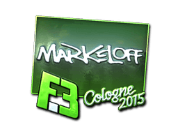 Sticker | markeloff (Foil) | Cologne 2016