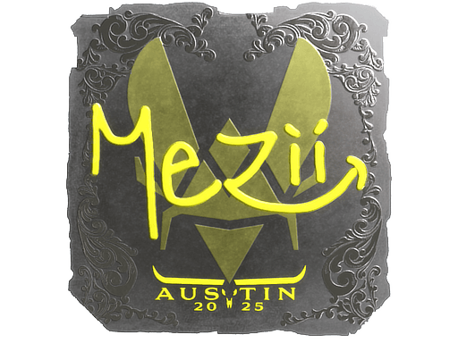 Sticker | mezii (Foil) | Austin 2025